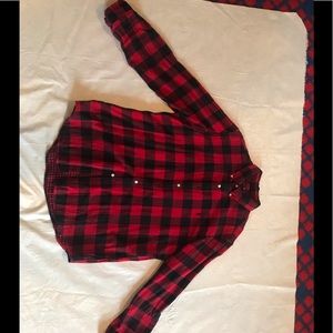 Red Flannel button-down
